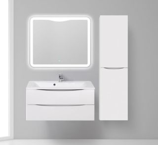 Шкаф-колонна BelBagno подвесной правосторонний 40x150см Bianco Opaco FLY-MARINO-1500-2A-SC-BO-P-R